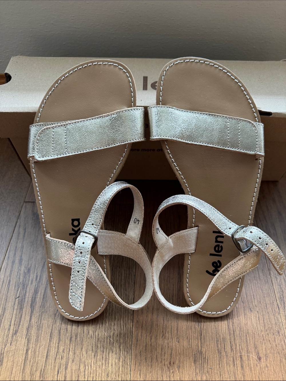 Be Lenka Grace Sandals in Gold - brand new Size EU 40